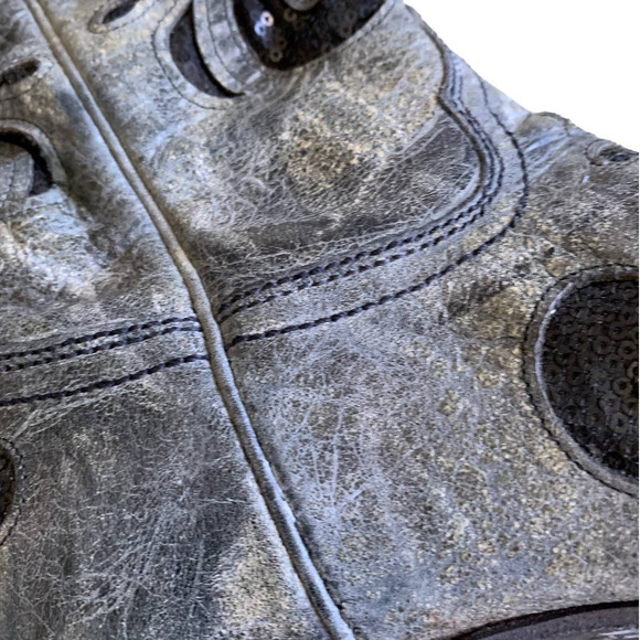 Corral Sequin Inlay Western Cowgirl Boots Snip Toe size 9.5 - Picture 13 of 16